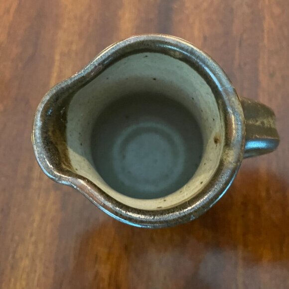 Mini Rustic Pottery Mini Creamer 3.5" x 2.5" Ceramic Collectible Primitive! - Picture 2 of 6